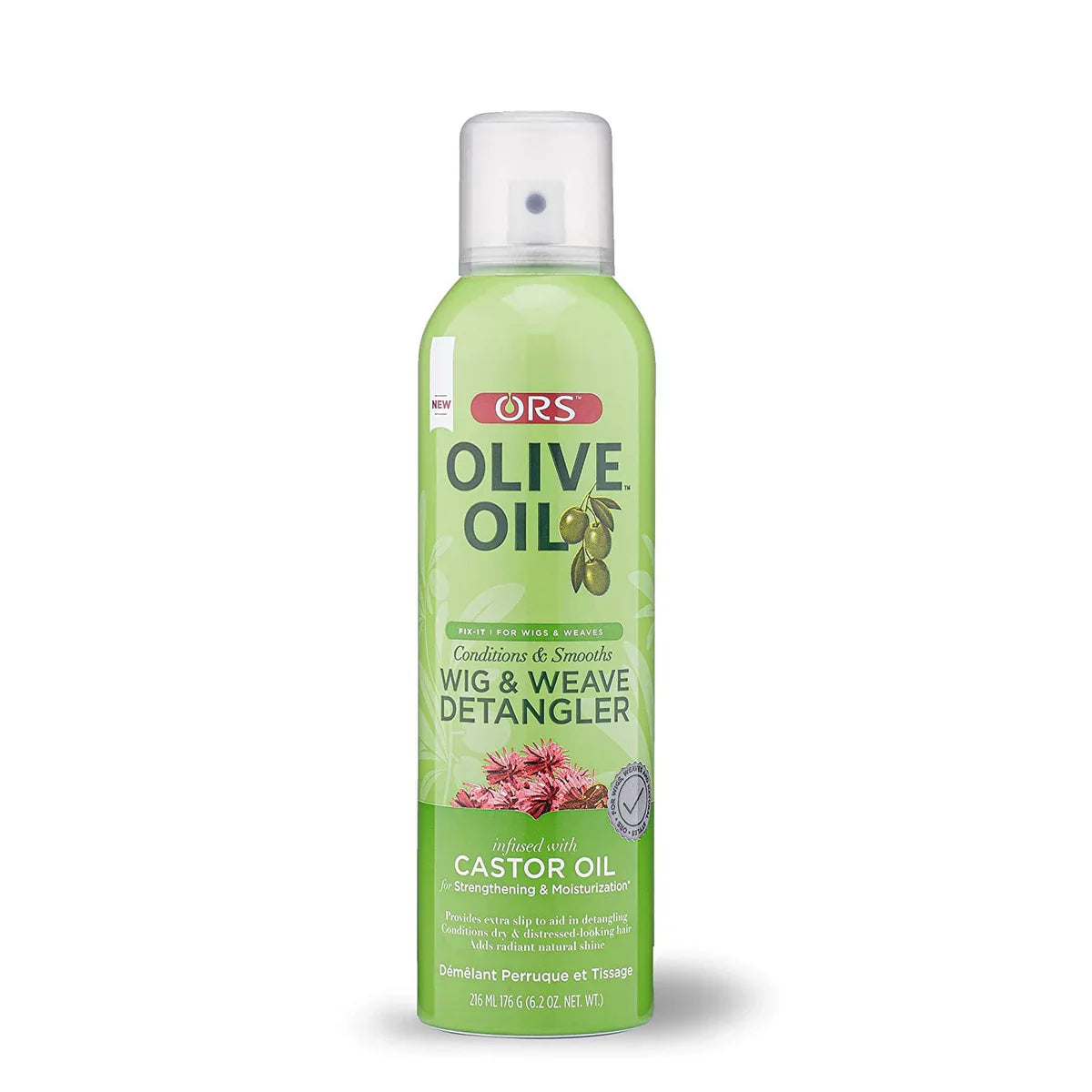 ORS WIG & WEAVE DETANGLER /CASTOR OIL 6.OZ