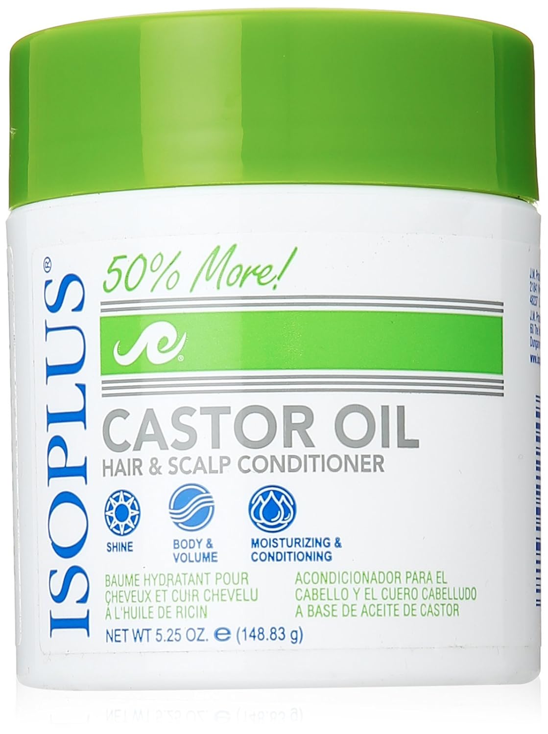 ISOPLUS CASTOR OIL CONDITIONER 5.25 OZ