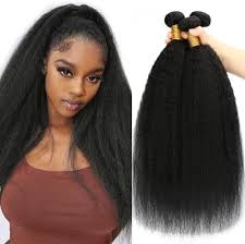 ZURY HUMAN HAIR VIRGIN REMY BLACK CHOCOLATE YAKY STRAIGHT