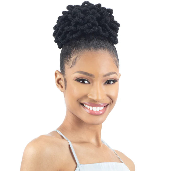MODEL MODEL LOC PETAL DRAWSTRING PONYTAIL