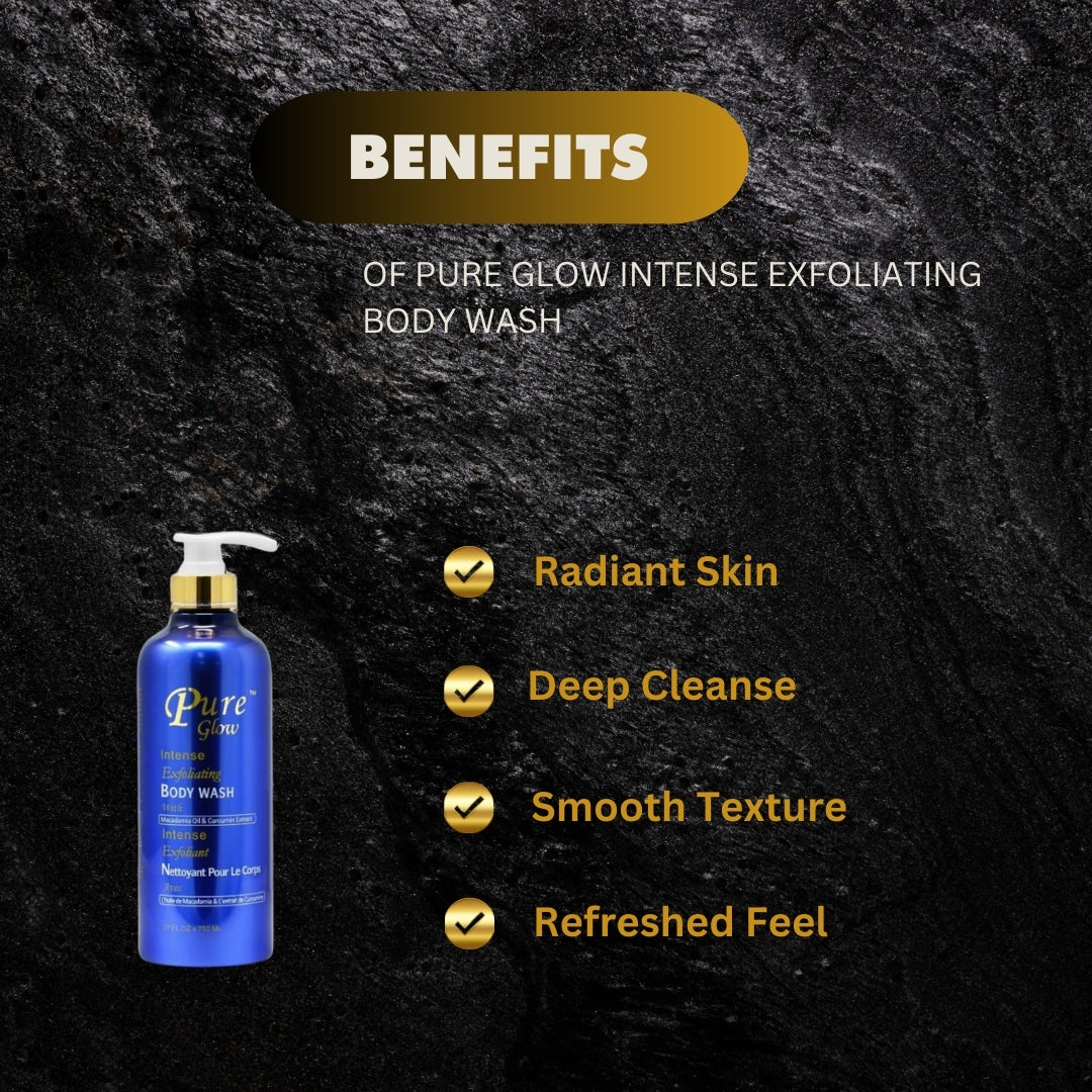 PURE GLOW INTENSE BODY WASH 27OZ