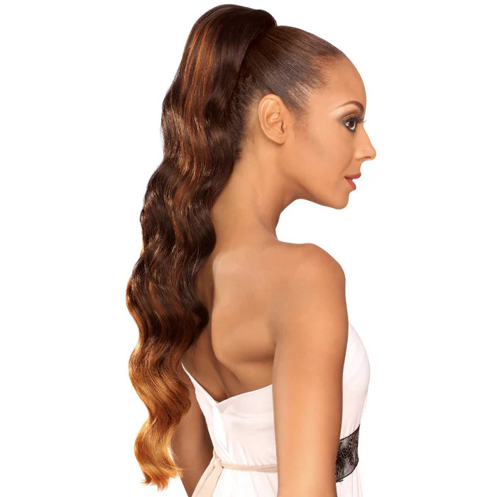 ZURY DRAW STRING MISS GYPSY WAVE PONYTAIL