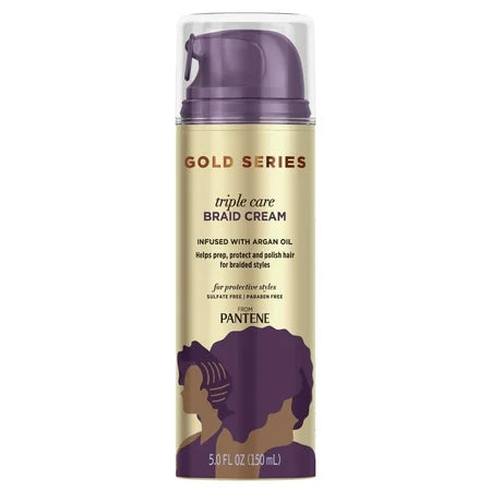 PANTENE GOLD SERIES TRIPLE CARE BRAID CREAM 5OZ