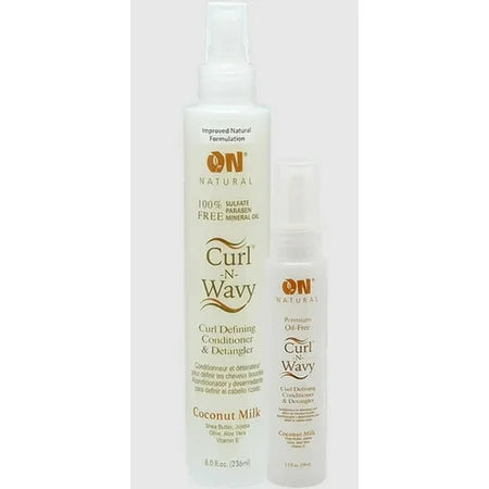 ON CURL AND DEFINING CONDTIONER AND DETAGLER COCONUT MILK 8OZ