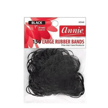ANNIE JUMBO RUBBER BAND-BLACK