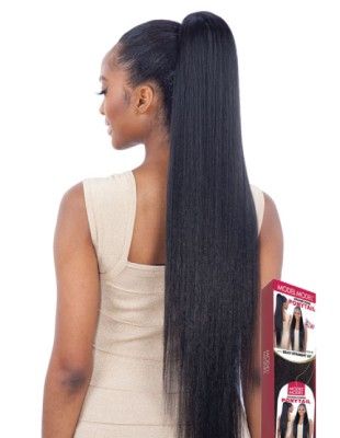 MODEL MODEL DRAWSTRING PONYTAIL SILKY STRAIGHT 32''