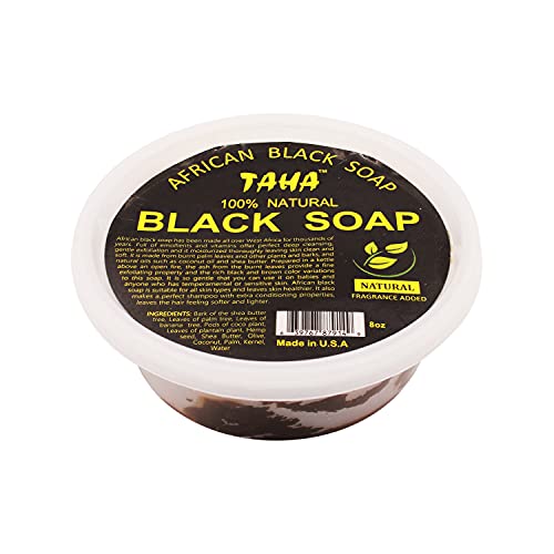 TAHA BLACK SOAP NATURAL 8OZ