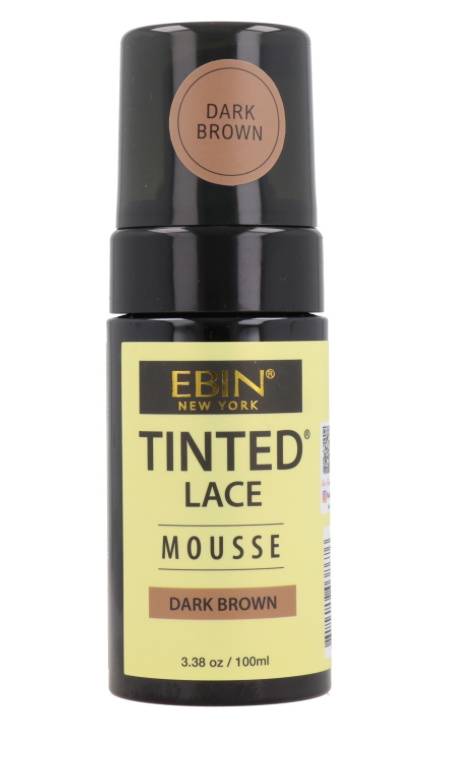 EBIN TINTED LACE MOUSSE DARK BROWN 3.38OZ
