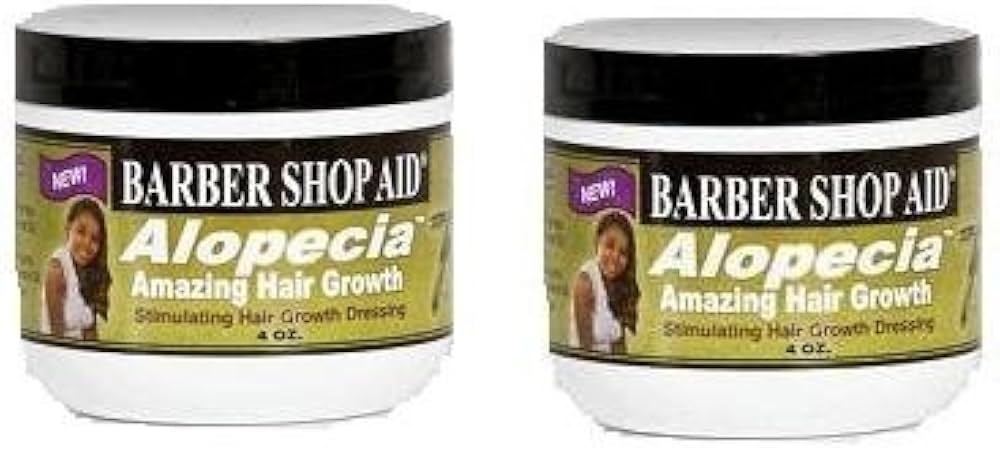 BARBER ALOPECIA SHOP AID HAIR GROWTH CREME4 OZ
