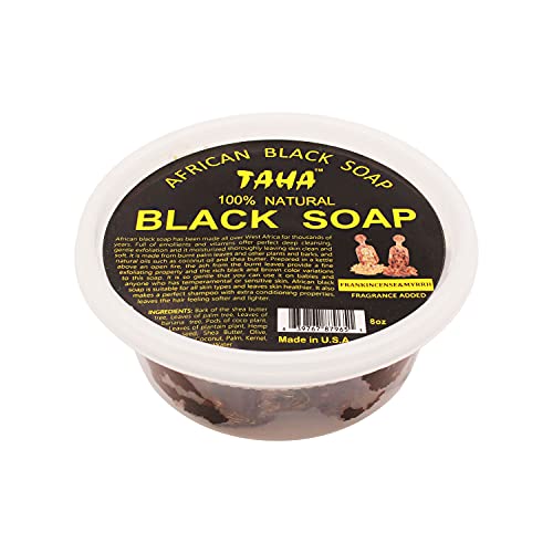 TAHA BLACK SOAP FRANKINCENSE 5OZ