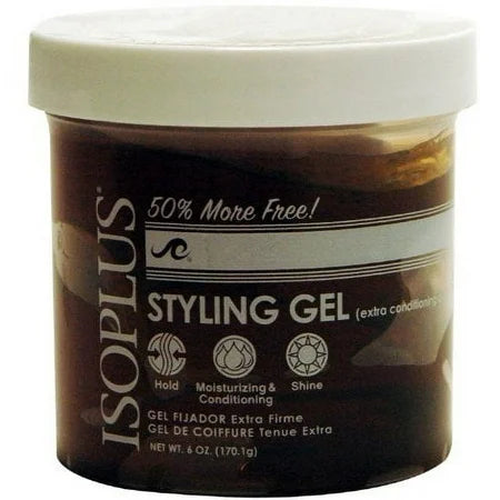 ISOPLUS STYLING GEL DARK BONUS 6OZ