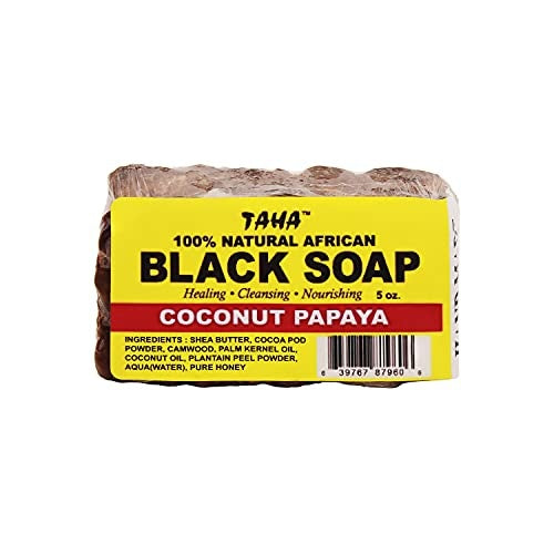 TAHA BLACK SOAP COCONUT 5OZ