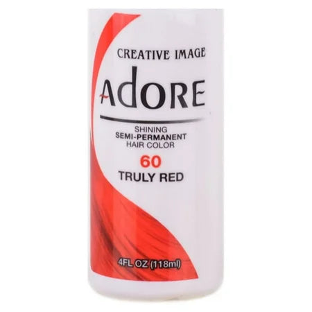 ADORE RINSE HAIR COLOR TRULY RED #60 4OZ