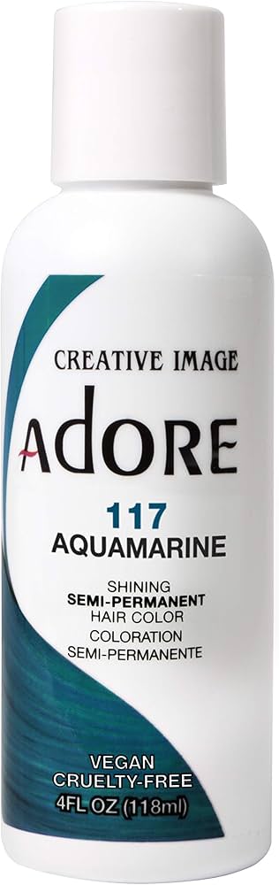 ADORE RINSE HAIR COLOR AQUAMARINE #117 4OZ