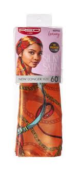RED SCARFSATIN WRAP 60" HSFP08