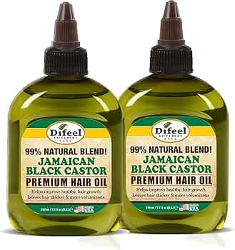 DIFEEL BLACK CASTOR SUPERIOR GROWTH OIL 8OZ