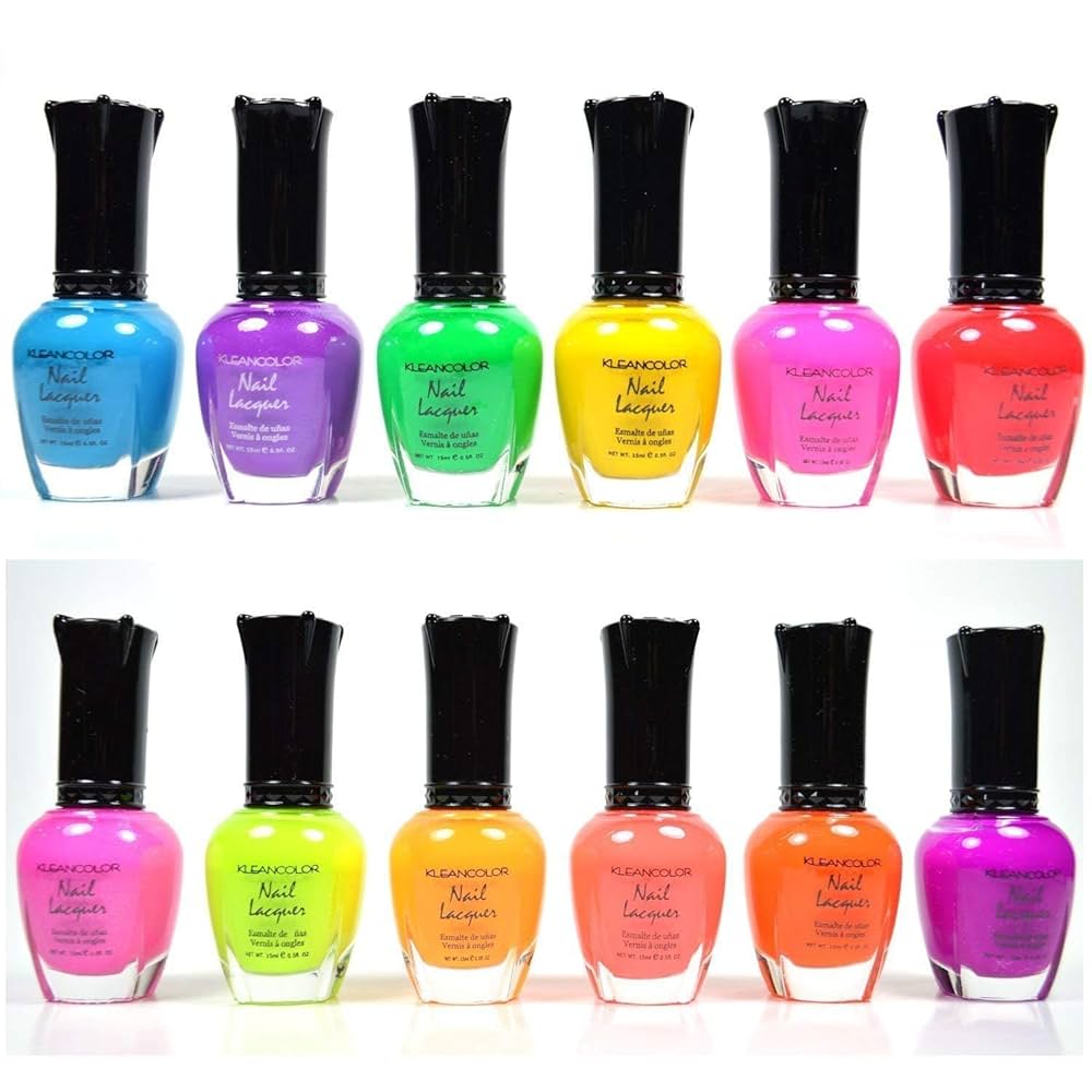 KLEANCOLOR NAIL LACQUER POLISH .5 OZ 21-NEON FUSCHIA