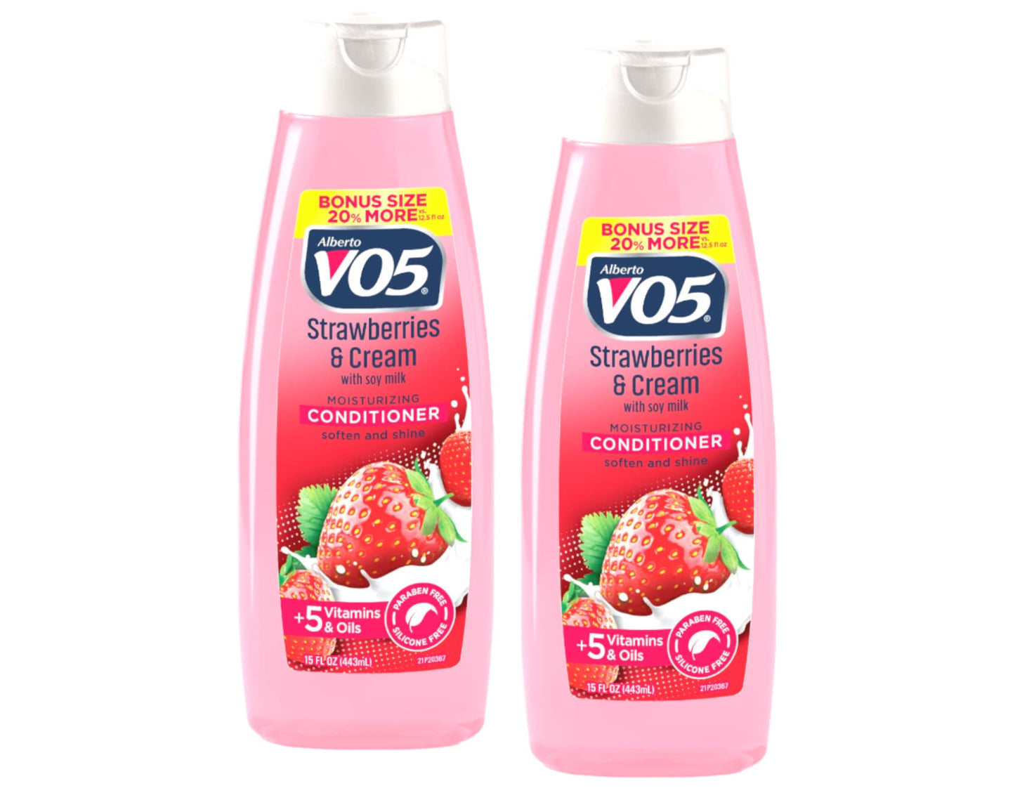 V05 STRAWBERRIES & CREAM WITH SOY MILK MOISTURIZING CONDITIONER