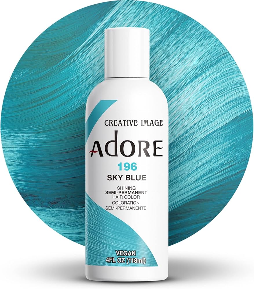 ADORE RINSE HAIR COLOR BLUE #196 4OZ
