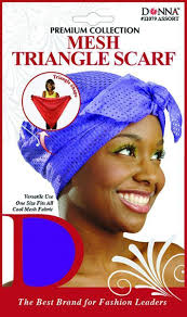 DONNA MESH TRIANGLE SCARF