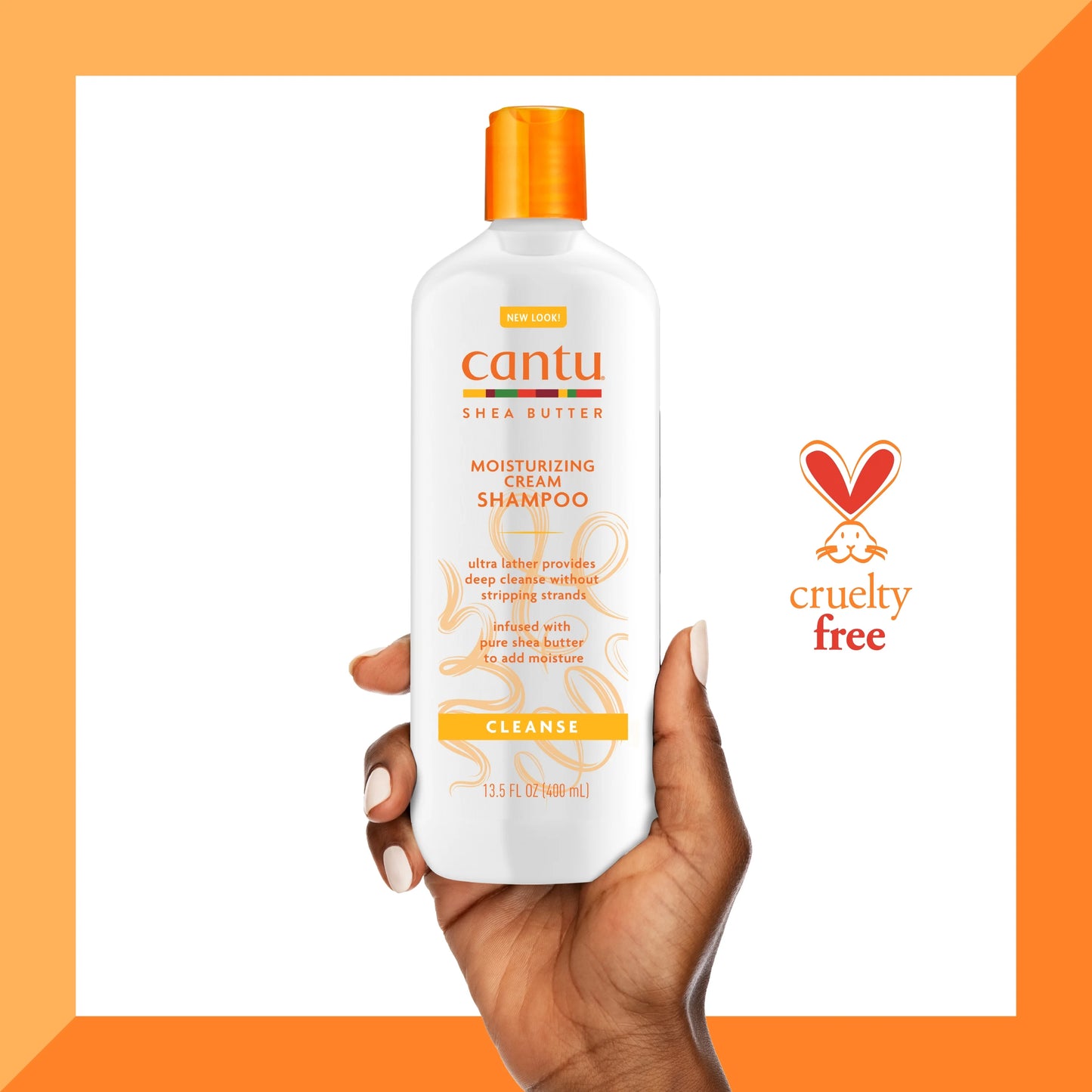 CANTU MOISTURIZING CREAM SHAMPOO 13.5 OZ