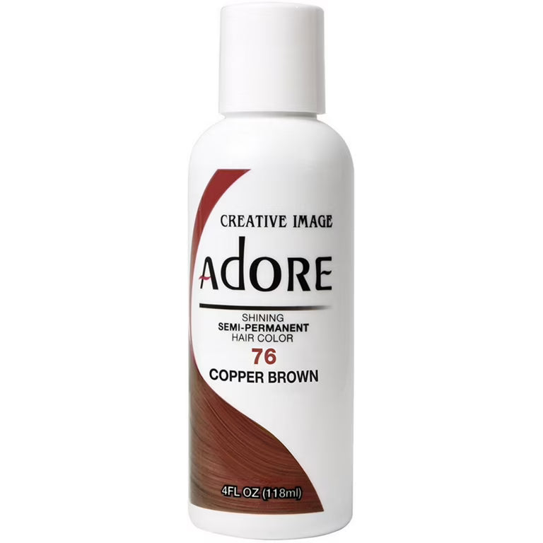 ADORE RINSE HAIR COLOR COPPER BROWN #76 4OZ