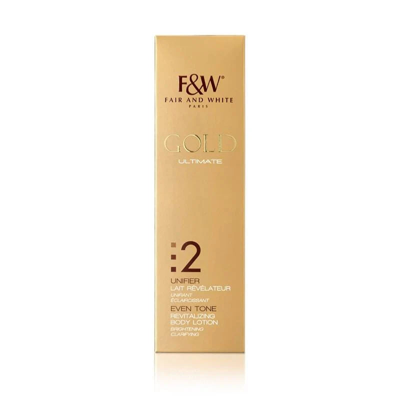 FAIR & WHITE GOLD 2 REJUVENATING BODY LOTION 17.OZ