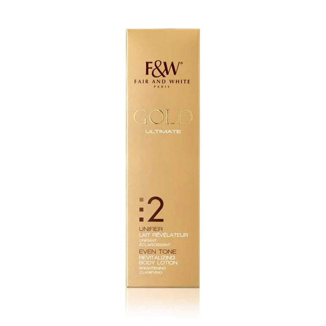 FAIR & WHITE GOLD 2 REJUVENATING BODY LOTION 17.OZ