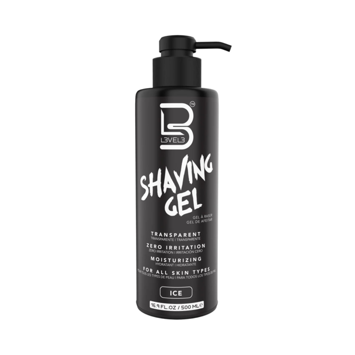 LEVEL 3 SHAVING GEL WITH ICE