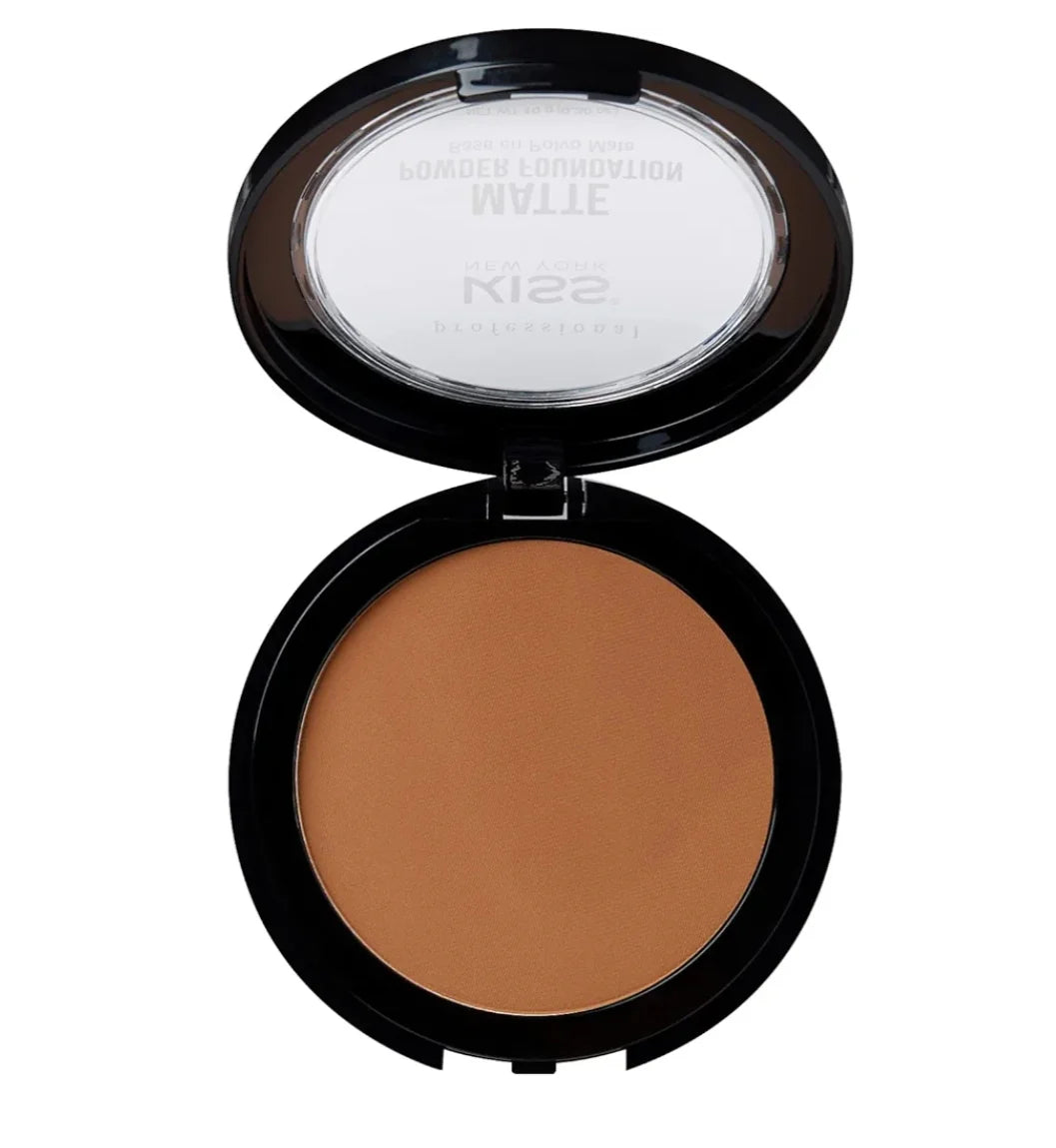 KISS ProTouch Matte Powder Foundation – Chestnut (Shade KPPF420)