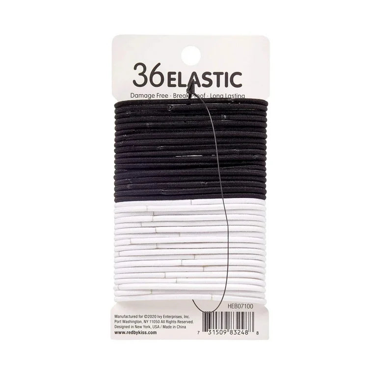 RED ELASTIC BANDS 36CT HEB07