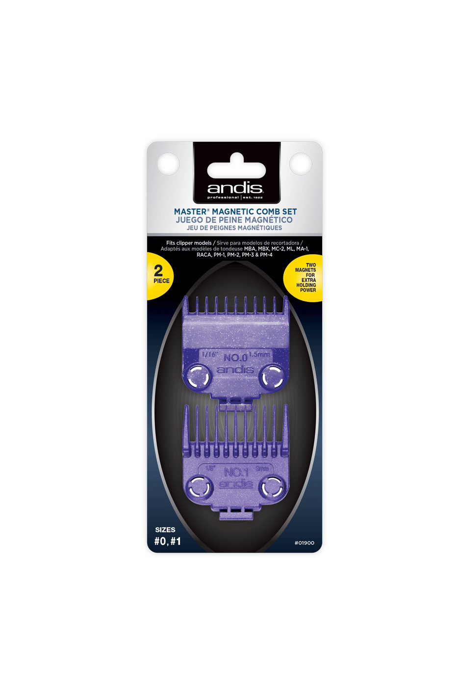 ANDIS MAGNETIC COMBS #1 1/8 3M