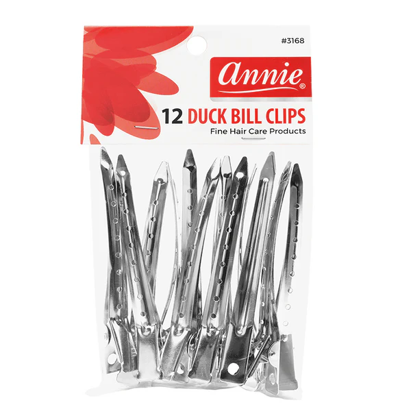 ANNIE 4.8" DUCK BILL CLIPS 3186