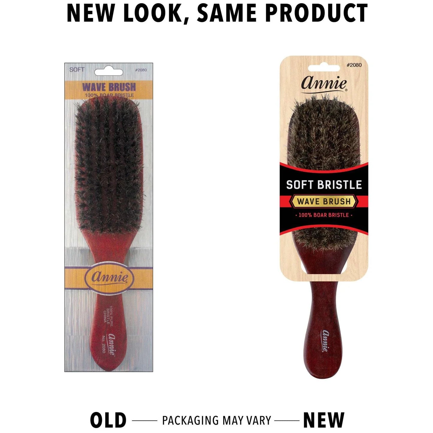 ANNIE WOODEN BOAR BRUSH SOFT #2080