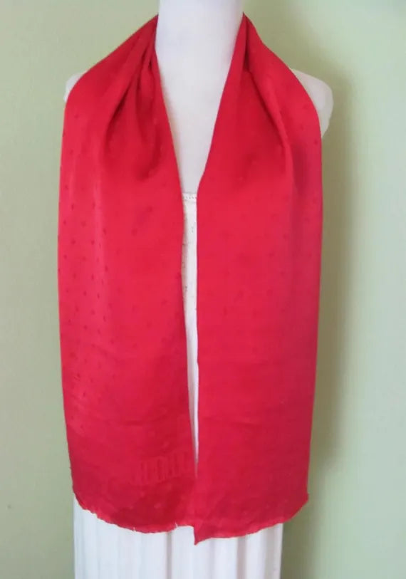 RED EX LONG 60" SCARF HQ185