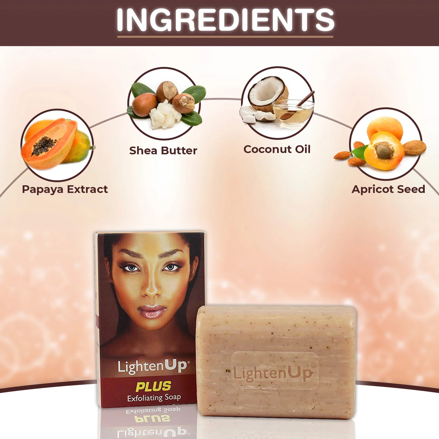 LIGHTEN UP PLUS EXFOLIATNG SOAP 7.1OZ