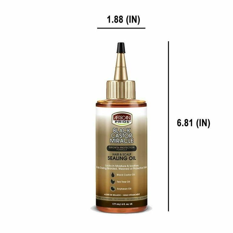 AFRICAN PRIDE BACK CASTOR OIL MIRACLE SEALING OIL 6OZ