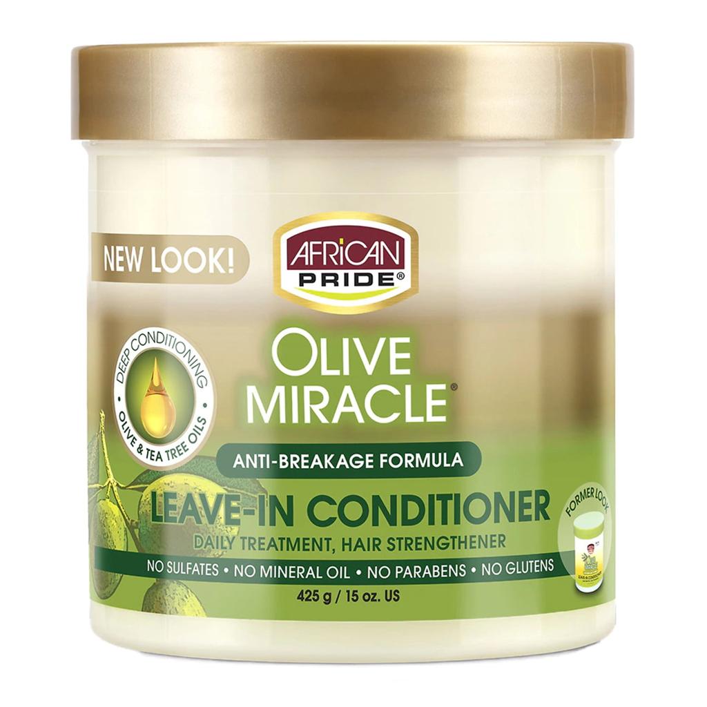 AFRICAN PRIDE OLIVE MIRACLE LEAVE-IN CONDITIONER 12OZ