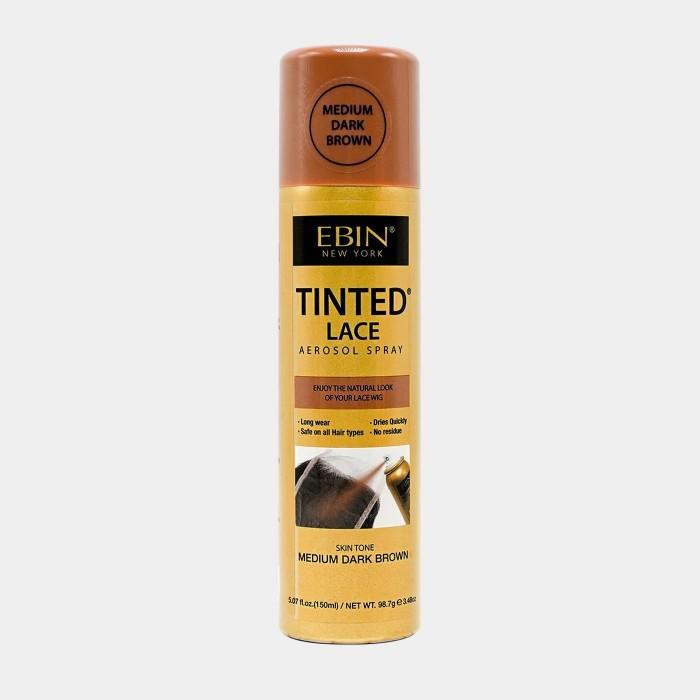 EBIN TINTED LACE SPRAY MEDIUM DARK BROWN 3.38OZ
