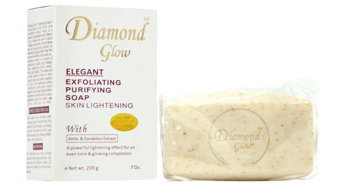 DIAMOND GLOW  ELEGANT EXFOLIATING SOAP 7 OZ