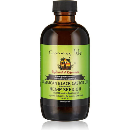 JAMAICAN BLACK CASTOR  HEMP OIL SEED 4OZ