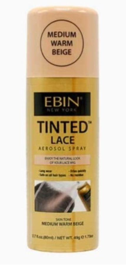 EBIN TINTED LACE SPRAY COOL DEEP BROWN 2.7OZ