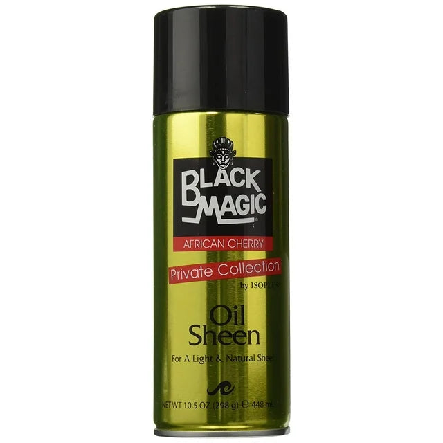 ISOPLUS BLACK MAGIC OIL SHEEN AFRICAN CHERRY SPRAY 10.5OZ