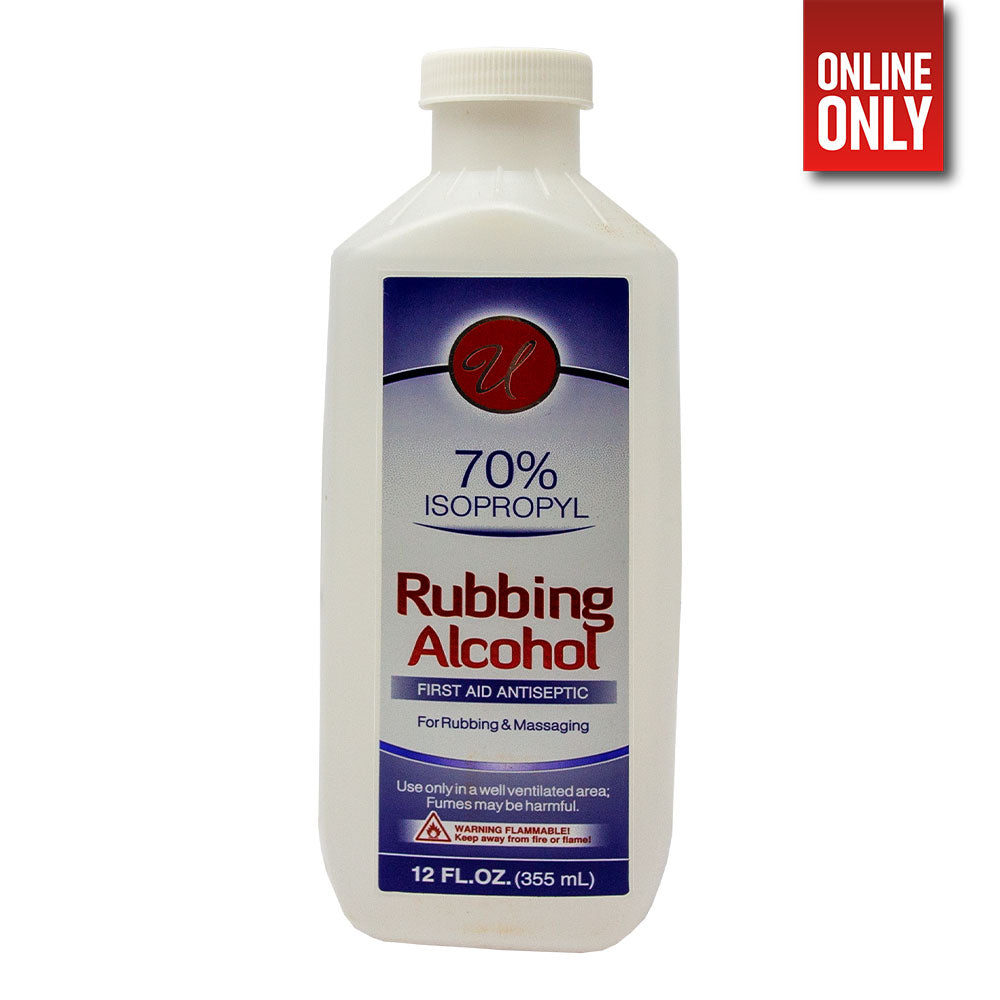 U RUBBING ALCOHOL 70% ISOPROPYL 12OZ