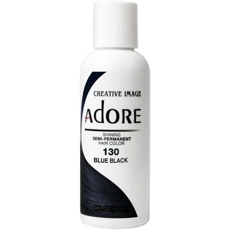 ADORE RINSE HAIR COLOR BLUE BLACK #130 4OZ
