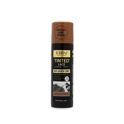 EBIN TINTED LACE SPRAY MEDIUM DARK BROWN 3.38OZ