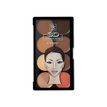 KISS 3D CONTOUR CREAM MEDIUM  DARK RPCC02