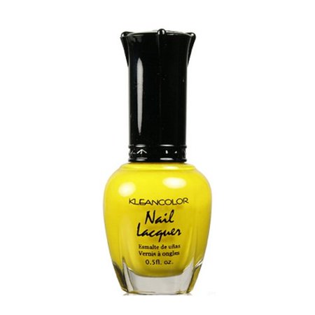 KLEANCOLOR NAIL LACQUER POLISH .5 OZ 18-NEON YELLOW
