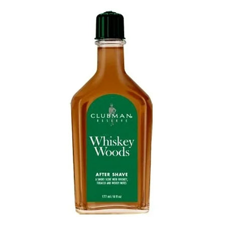 CLUBMAN WHISKEY WOOD AFTER SHAVE 6OZ