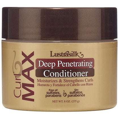 LUSTRASILK CURL MAX  DEEP PENETRATING CONDITIONER 8 OZ